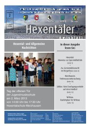 Hexental- und Allgemeine Nachrichten - Horben