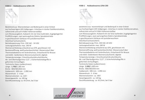 Präsentation Wannen - Horcher GmbH - Reha Systeme