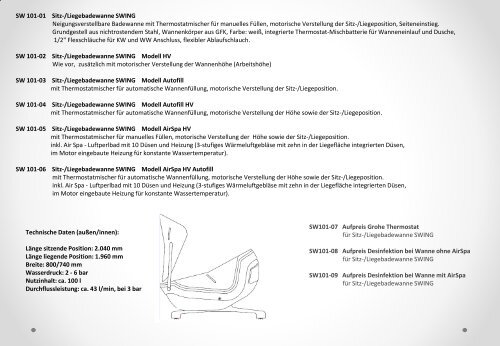 Präsentation Wannen - Horcher GmbH - Reha Systeme