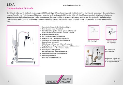 Präsentation Wannen - Horcher GmbH - Reha Systeme