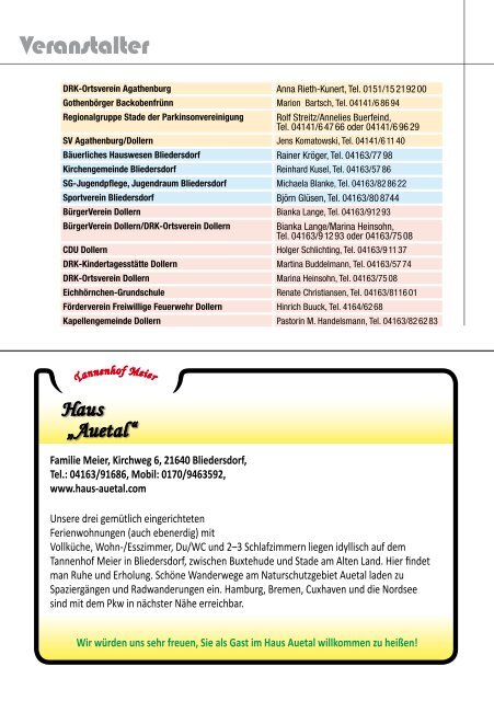 Veranstaltungskalender 2013 - Samtgemeinde Horneburg