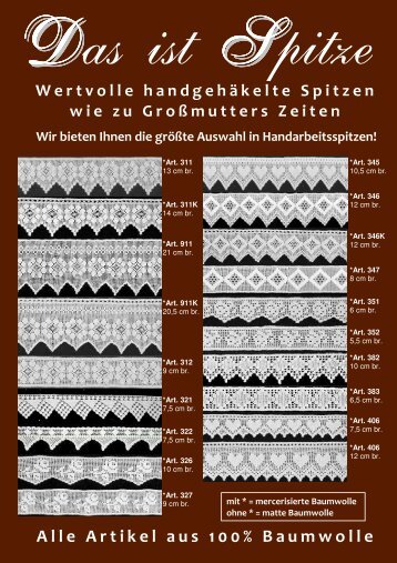 Alle Artikel aus 100% Baumwolle - HOSSNER TEXTIL GmbH