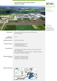 Gewerbegebiet Güterverkehrszentrum Hannover - Lehrte - HRG