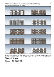Informationen für Bauherren und Architekten Townhäuser ... - HRG