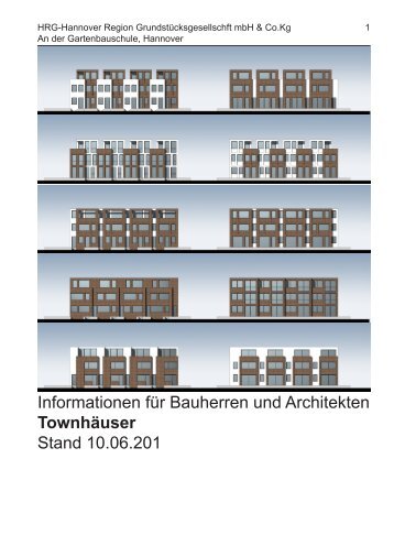 Informationen für Bauherren und Architekten Townhäuser ... - HRG