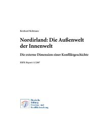 Nordirland: Die Außenwelt der Innenwelt - HSFK