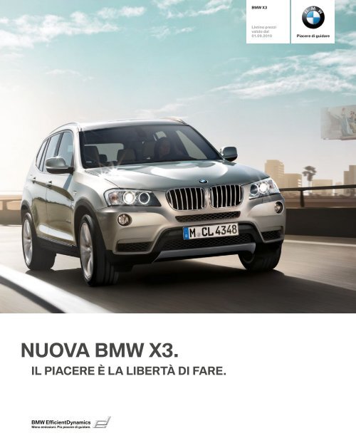 Gli optional della BMW X3 - Cencini SA