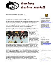Hamburg Huskies Cheerleader werden Hamburger Meister - HTHC