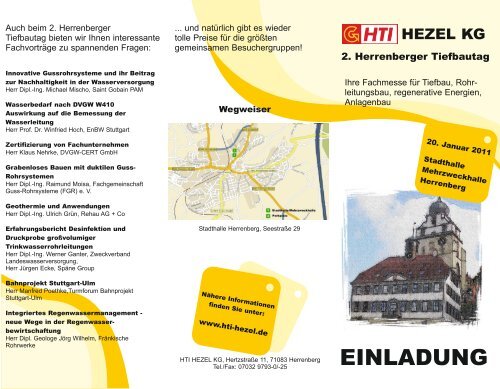 einladung - HTI Hezel KG