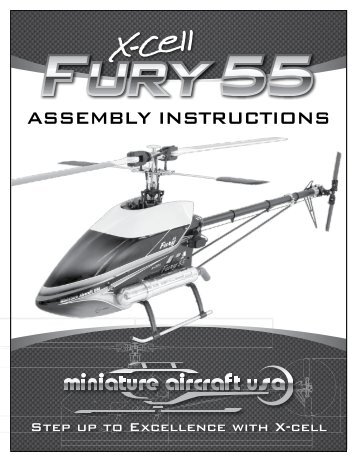 Fury 55 Instruction Manual - Miniature Aircraft USA