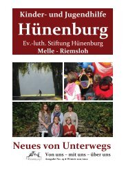 Neues von Unterwegs - Kinder- und Jugendhilfe Hünenburg