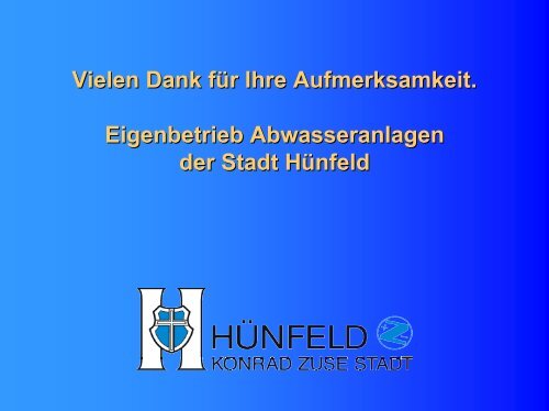 Umsetzung Eigenkontrollverordnung des Landes Hessen - Hünfeld