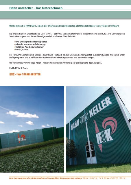 langprodukte - Hahn und Keller GmbH