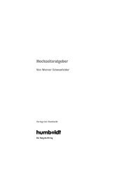 Hochzeitsratgeber - Humboldt