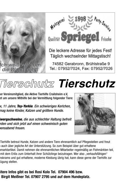 Heft 01/06 - Hunde  machen Spass