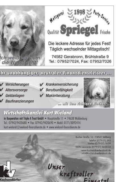 Heft 01/07 - Hunde machen Spass