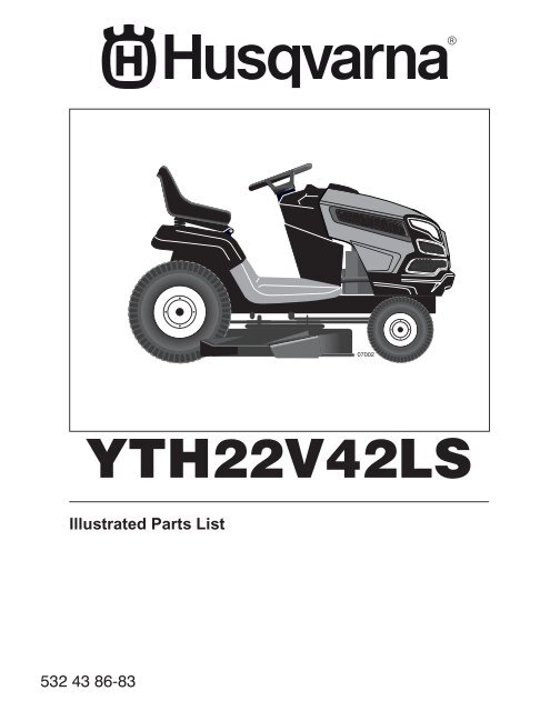 ipl yth22v42ls 2010 10 tractors ride mowers Husqvarna