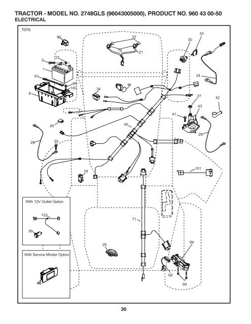 OM, 2748 GLS, (CA), 96043005000,  2008-03, Ride ... - Husqvarna