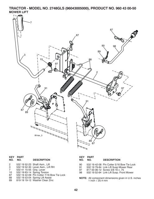 OM, 2748 GLS, (CA), 96043005000,  2008-03, Ride ... - Husqvarna