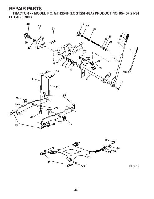 OM, GTH 2548 (LOGT 25 H 48 A), 954572134, 2003 ... - Husqvarna