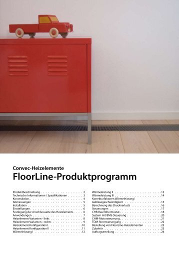 FloorLine mit Axiallüfter - HV-Kunstmann