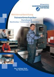 Meistervorbereitung im Feinwerkmechaniker ... - Meisterschulen