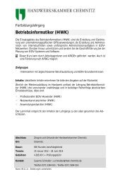 Betriebsinformatiker (HWK)