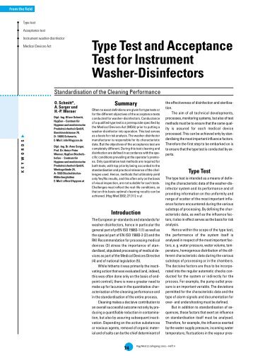 Type test Acceptance test Type Test And Acceptance - HygCen