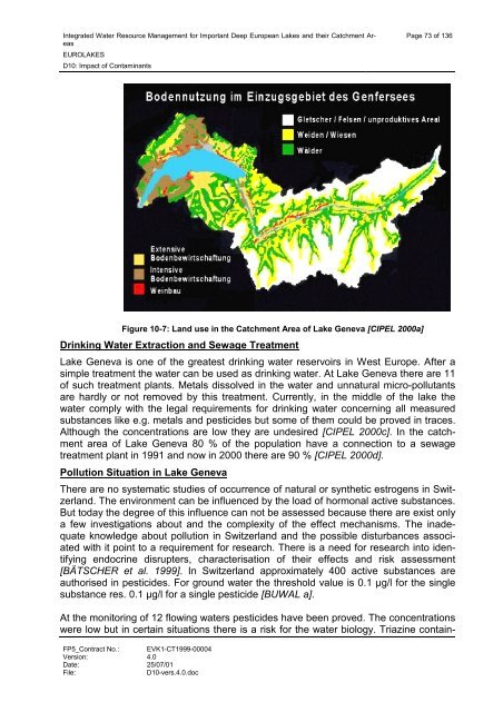 D10: Impact of Contaminants - Hydromod