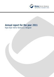 Annual report for the year 2011 - Hypo Alpe-Adria-Bank AG