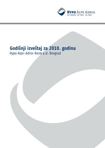 GodiÅ¡nji izveÅ¡taj za 2010. godinu - Hypo Alpe-Adria-Bank AG