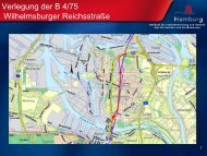 Verlegung der B 4/75 Wilhelmsburger Reichsstraße - IBA Hamburg