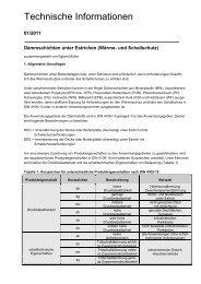 Technische Informationen - IBF Troisdorf