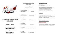 cours de formation biblique 2008 ~ 2009 lausanne ~ renens