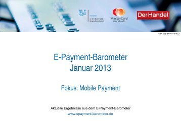 E Payment -Payment  Janua Barometer -Barometer r ... - ibi Research