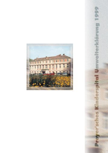 Umwelterklärung 1999 - Wiener Krankenanstaltenverbund