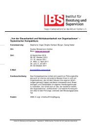 „Von der Steuerbarkeit und Nichtsteuerbarkeit von Organisationen ...