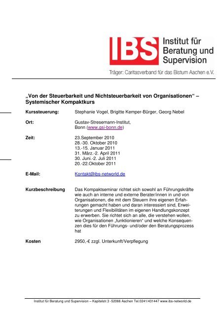 „Von der Steuerbarkeit und Nichtsteuerbarkeit von Organisationen ...