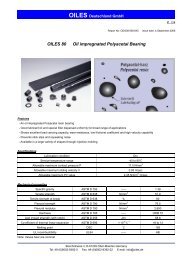 OILES 80 Oil impregnated Polyacetal Bearing