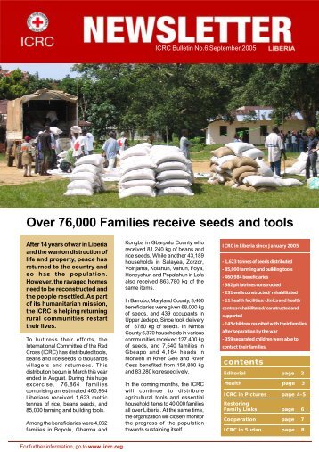 ICRC Liberia newsletter - International Committee of the  Red Cross