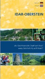 Flyer: Idar-Oberstein, die facettenreiche Stadt mit Herz