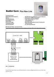 BioKey® Gate Plus Handbuch - Idencom