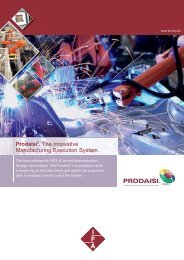 Prodaisi®. The innovative Manufacturing ... -  IFA Mess-, Regel