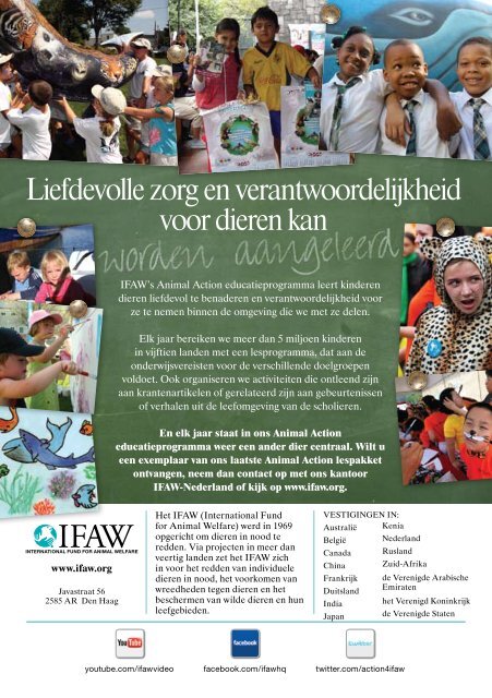 Bescherming en redding van dieren - International Fund for Animal ...