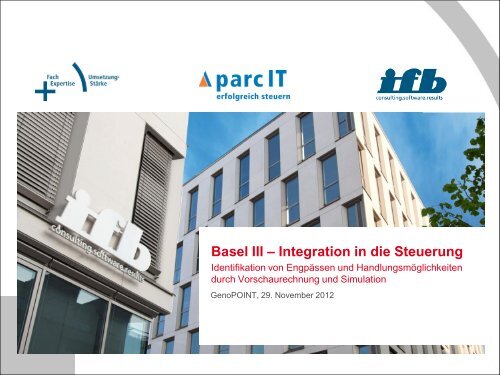 Basel III - Integration in die Steuerung