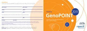 GenoPOINT - ifb AG