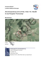 Abrundungssatzung nach § 34 Abs. 4 Satz 1 Nr. 3 BauGB für das ...