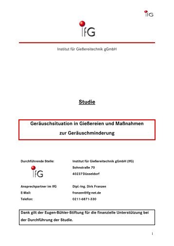 Studie Geräuschminderung im PDF-Format - IfG