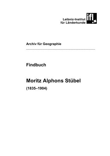 Findbuch PDF - Leibniz Institut für Länderkunde