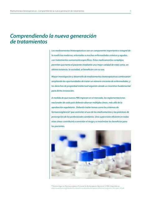 Medicamentos bioterapéuticos - IFPMA